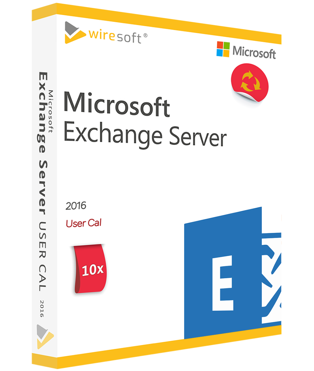 CAL Exchange Server 2016 Microsoft CAL for Exchange Server Client